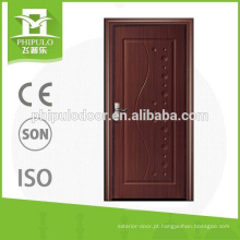 Porta de melamina interior de proteção de saúde com placa de MDF de 6mm